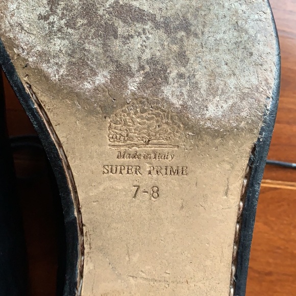 Salvatore Ferragamo Men’s Black Leather Oxford Size 12 - Picture 7 of 10